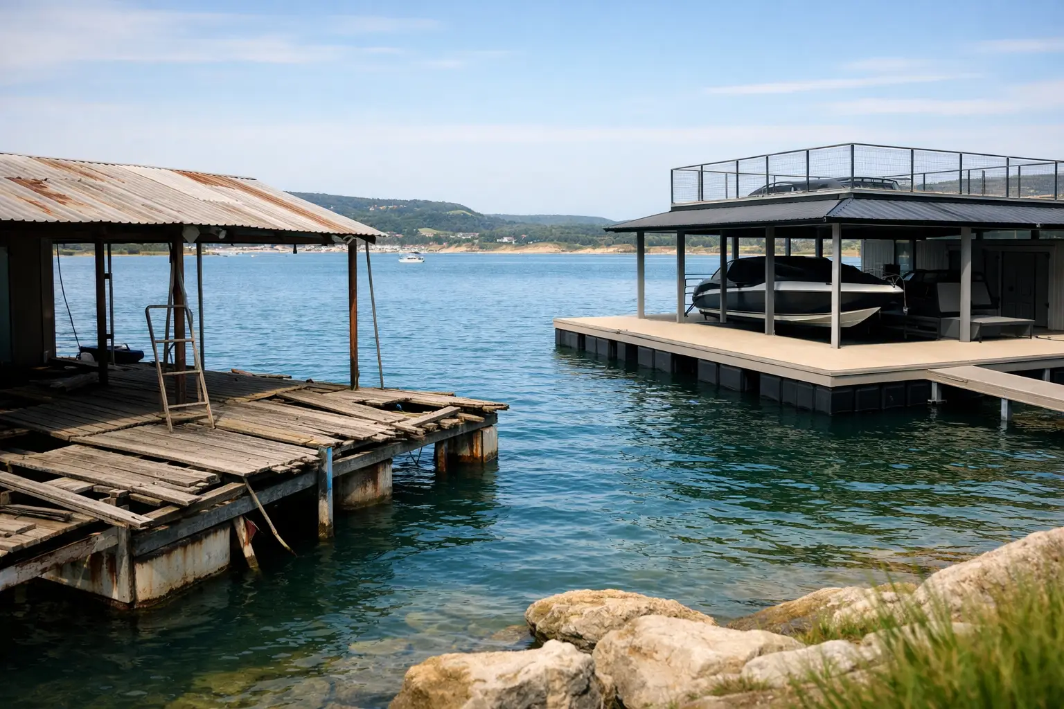 When Should a Dock Be Rebuilt on Lake Travis?