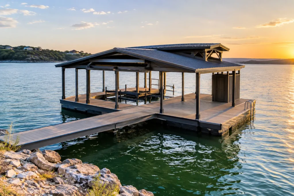 A Lake Travis Dock Construction Example Built Right