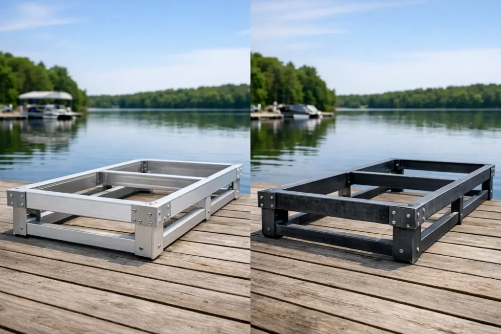 Aluminum Versus Steel Dock Frames: Which Fits?