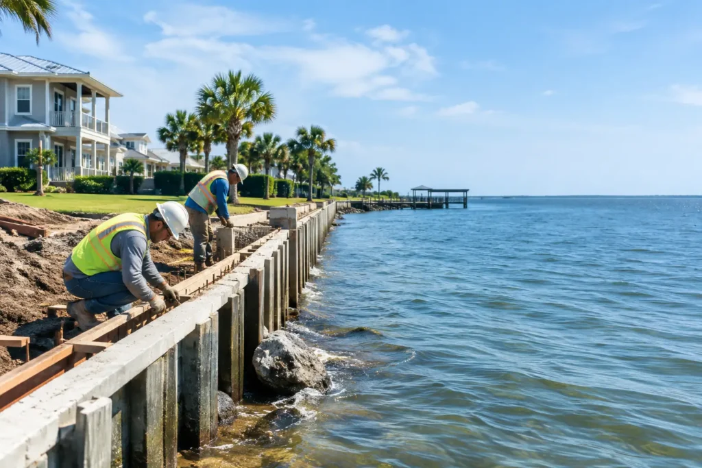 Seawall Repair Options for Texas Waterfronts