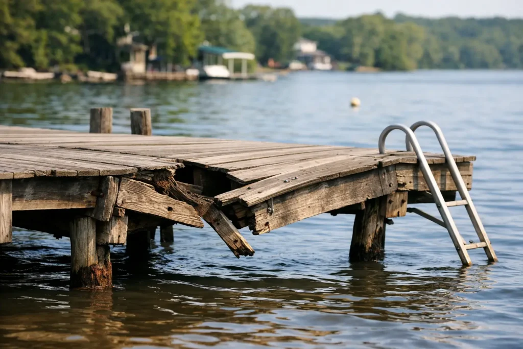 What Causes Dock Structural Damage? 8 Warning Signs